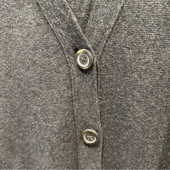 Like New Madewell Miller Cardigan Sweater, M, Heather Charcoal - Picture 9 of 9